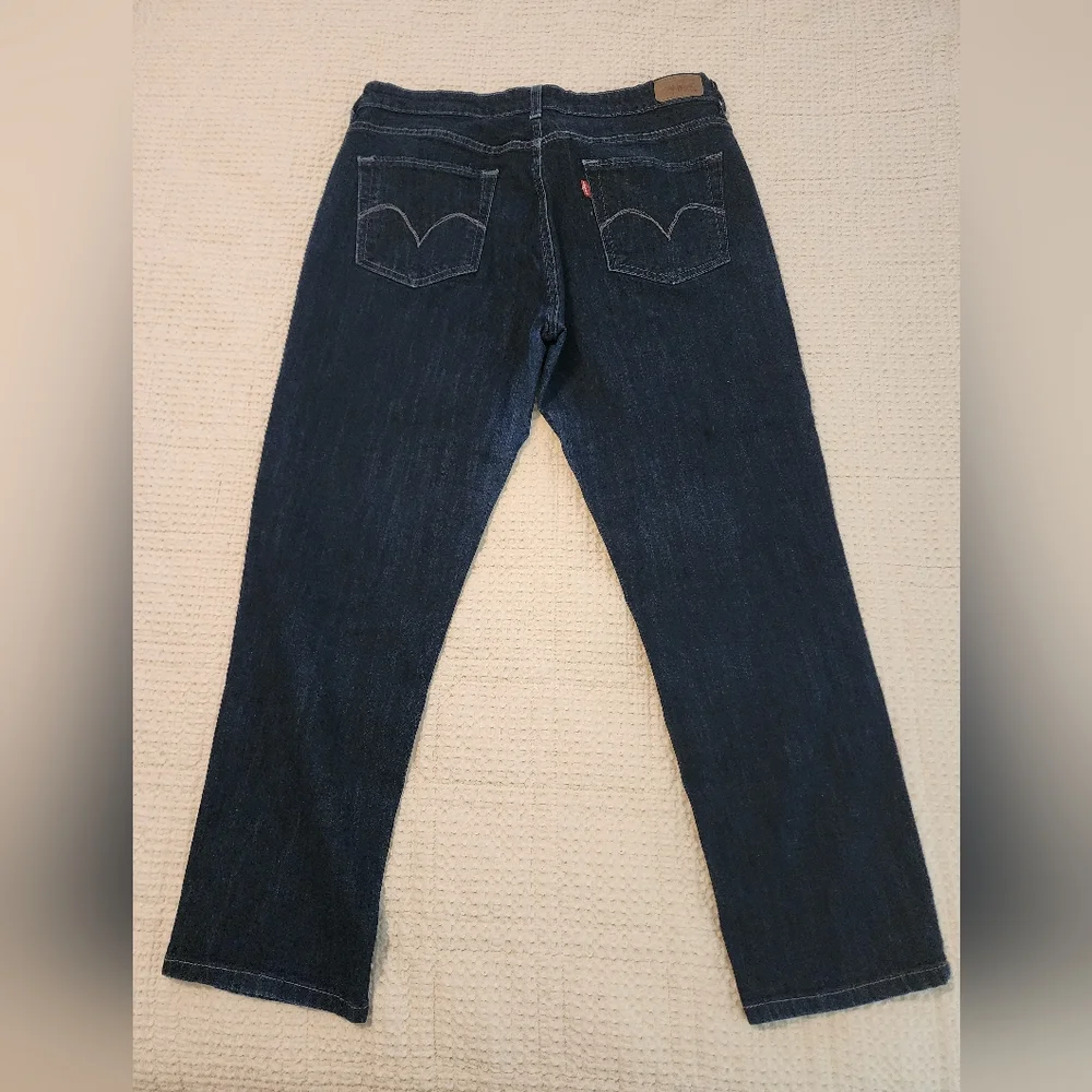 Levi's Women's Mid Rise Skinny Blue Jeans Red Tab Sz 16 Y2K Retro 90s Grunge